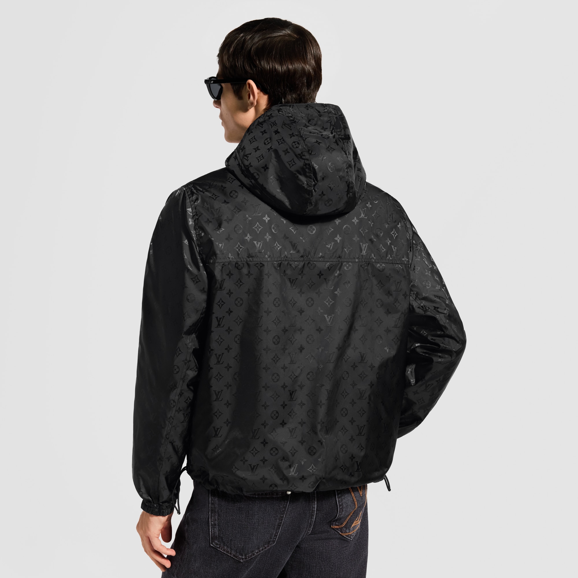 服/ファッション Louis Vuitton Multicolor Monogram Windbreaker Black XL Monogram Reversible Windbreaker - Holiday Gifts - Holiday Gifts